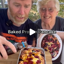 Baked Protein Pancake