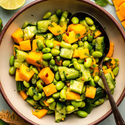 Mango Cucumber Salad With Edamame
