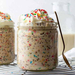 Birthday Cake Overnight Oats