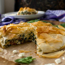 Greek Spinach And Feta Filo Pie