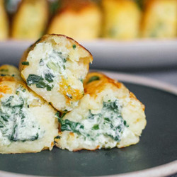 Vegane Kartoffeltaschen Mit Spinat-frischkäse-füllung