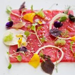 Ahi Crudo With Sake–lime Dressing