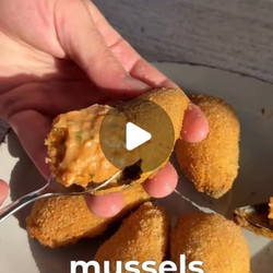 Mejillones Tigre - Tiger Mussels croquettes tapa apps snacks