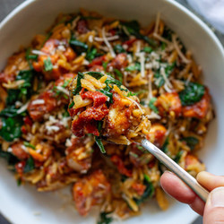 Marry Me Tofu And Orzo