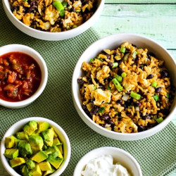 Crockpot Rice And Bean Bowl