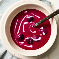 Chilled Beet And Cherry Summer Soup
