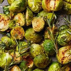 Roast Brussels Sprouts With Rosemary Lemon &amp; Pecorino