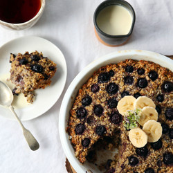 Baked Banana Oatmeal