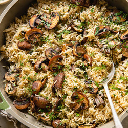 Herbed Mushroom Rice