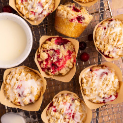Vegan Cranberry Orange Muffins