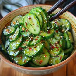 Homemade Asian Cucumber Salad