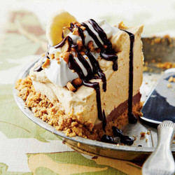 Peanut Butter-banana Icebox Pie