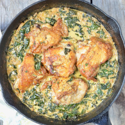 Dijon Chicken Skillet With Kale