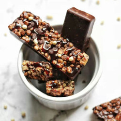 No-bake Chocolate Soy Crispy Bars