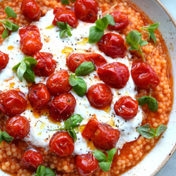 Roasted Tomato &amp; Stracciatella Acini Di Pepe