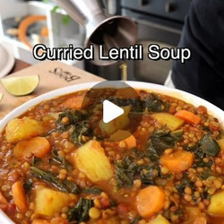 Easy Curry Lentil Soup With Greens