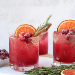 Spiced Cranberry Paloma Cocktail