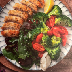 Parmesan &amp; Rosemary Crusted Pork Steaks