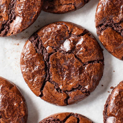 Fudgy Vegan Chocolate Brownie Cookies
