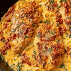 Creamy Sun-dried Tomato Chicken With Noodles