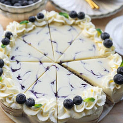 No Bake Blueberry Pie