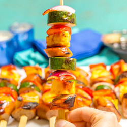 Sausage Pineapple Kabobs With Bbq Sauce