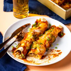 Cheesy Beef Enchiladas