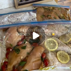 4 Easy Freezer Chicken Marinades