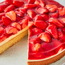 Erdbeerkuchen Mit Vanillepudding – Nach Omas Original-rezept