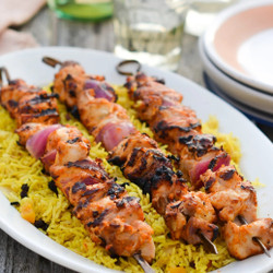 Middle Eastern-style Grilled Chicken Kabobs