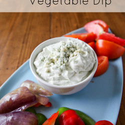 Blue Cheese Vegetable Dip