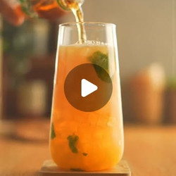 Smashed Mango Mint Sprite Tea Soda