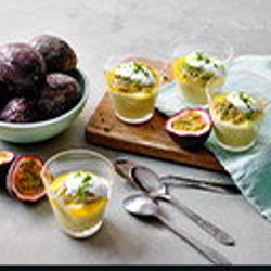 Passion Fruit Possets