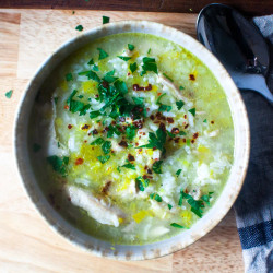 Chicken, Leek, And Rice Soup