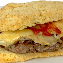 Chef Frank's Pork Shoulder Sausage Breakfast Sandwich