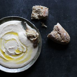 Whipped Butterbeans With Miso &amp; Garlic