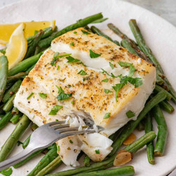 Pan Seared Halibut