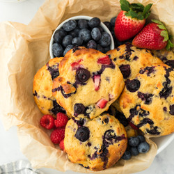 Blueberry Protein Breakfast Pastries