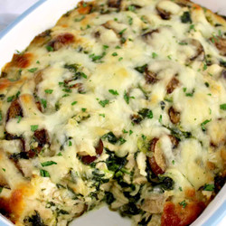 Keto Chicken Florentine Casserole