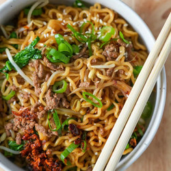 One-pan Beef Ramen Noodles