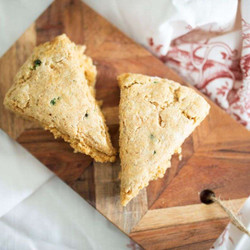 Sourdough Jalapeno Garlic Scones