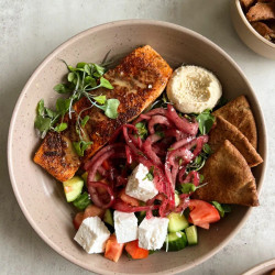 Mediterranean Salmon Bowls