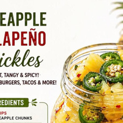 Pineapple Jalapeño Pickles