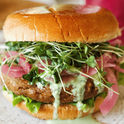 Homemade Tofu Burger