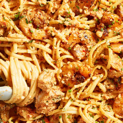 Creamy Cajun Shrimp Pasta