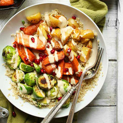 Roasted Vegetable &amp; Quinoa Harvest Bowls