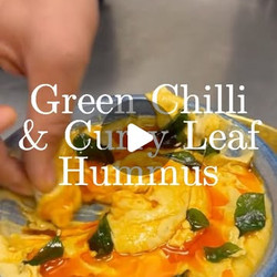 Curry Leaf And Cashew Hummus