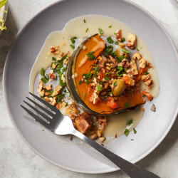 Stuffed Squash With Preserved-lemon Gravy