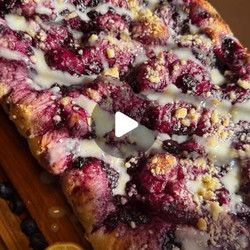 Lemon And Blueberry Focaccia