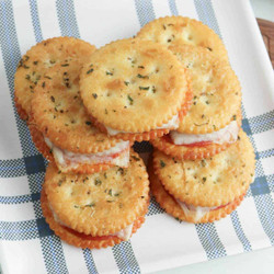 Ritz Pepperoni Pizza Sandwiches